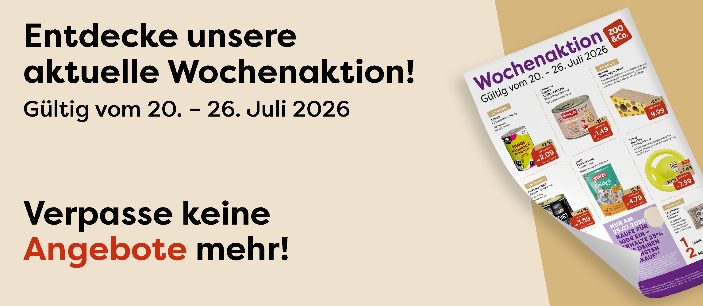 Entdecke die aktuelle Wochenaktion!